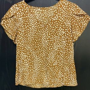 NWOT Shein Top Yellow Small
